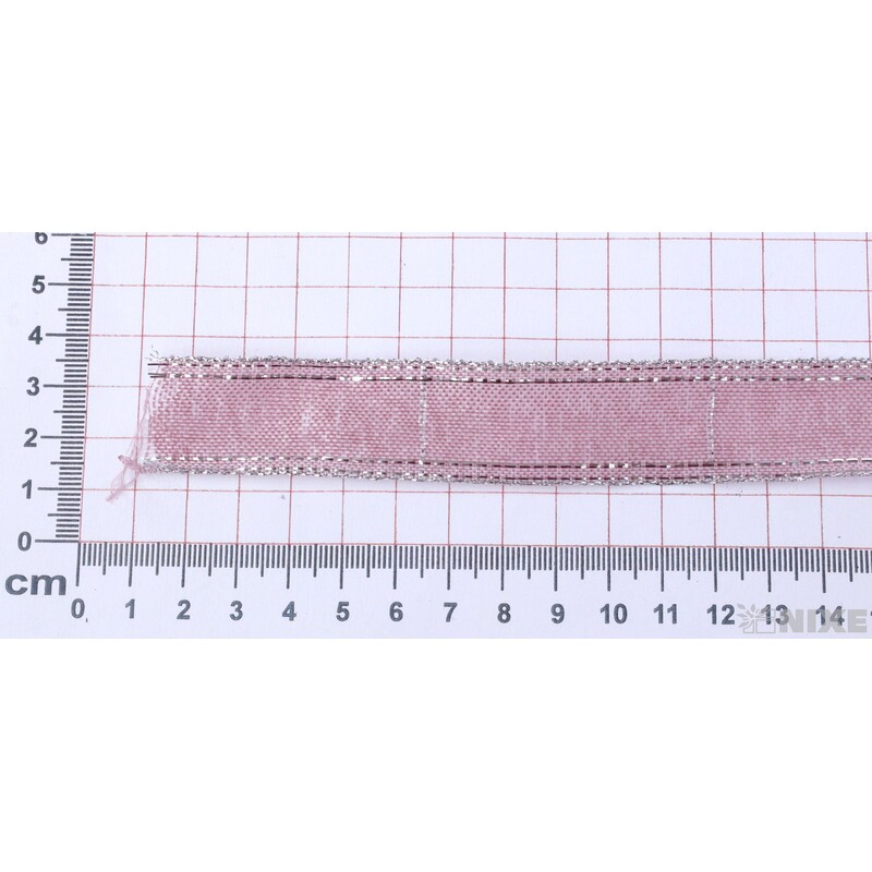 ROSALINE 1184 25mmx20m*RŮŽOVÁ+STŘÍBRNÁ 216