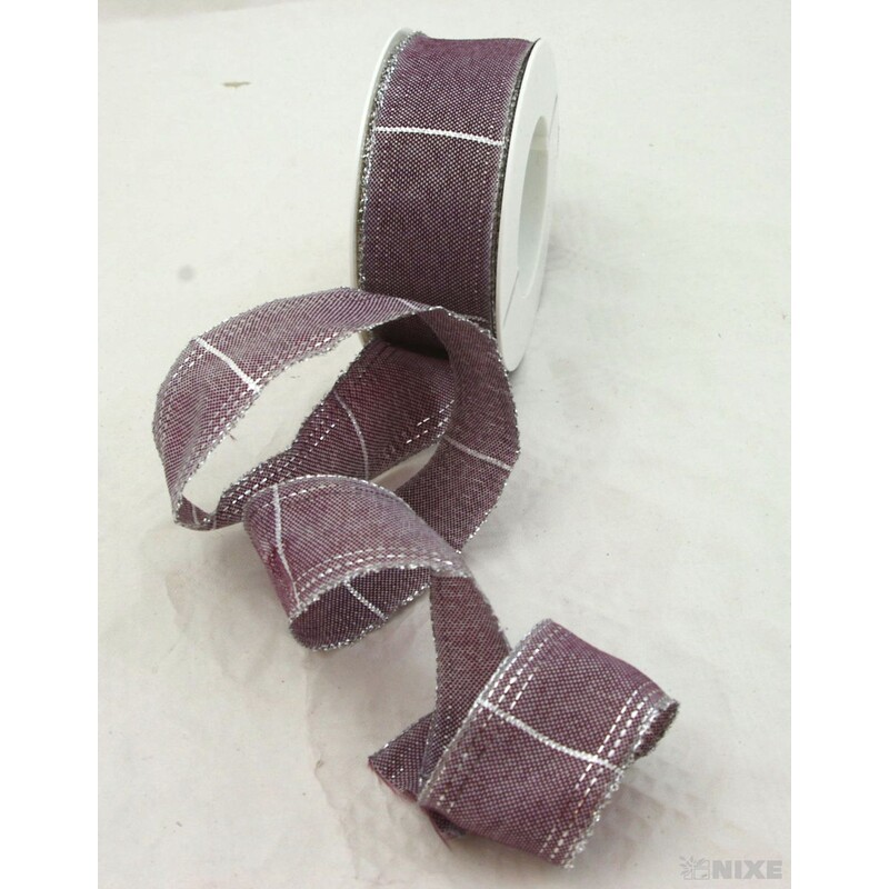 ROSALINE 1184 40mmx20m*FIALOVÁ+STŘÍBRNÁ 263