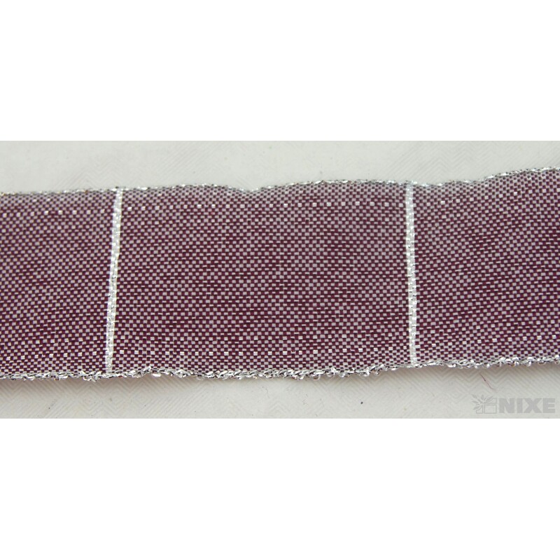 ROSALINE 1184 40mmx20m*FIALOVÁ+STŘÍBRNÁ 263