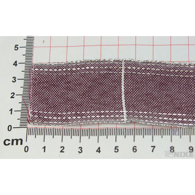 ROSALINE 1184 40mmx20m*FIALOVÁ+STŘÍBRNÁ 263