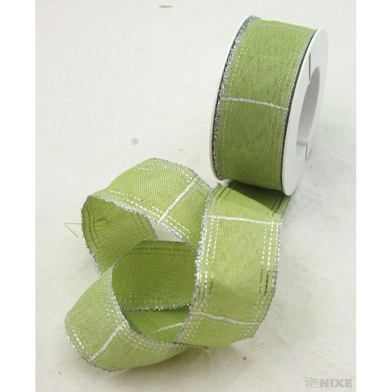 ROSALINE 1184 40mmx20m*ZELENÁ+STŘÍBRNÁ 209