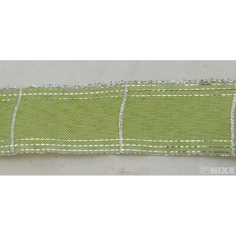 ROSALINE 1184 40mmx20m*ZELENÁ+STŘÍBRNÁ 209