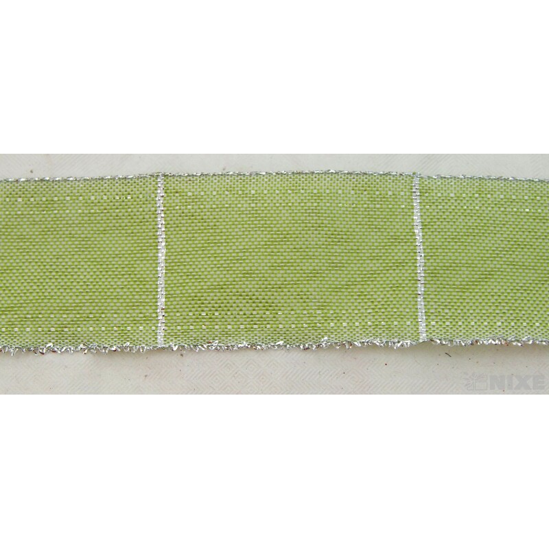 ROSALINE 1184 40mmx20m*ZELENÁ+STŘÍBRNÁ 209