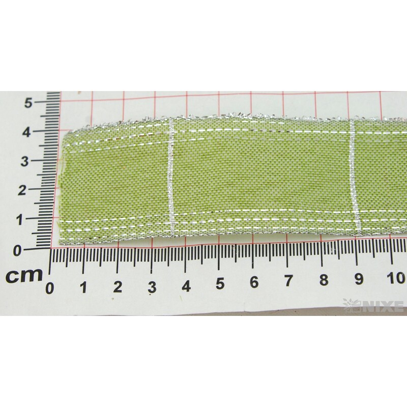 ROSALINE 1184 40mmx20m*ZELENÁ+STŘÍBRNÁ 209