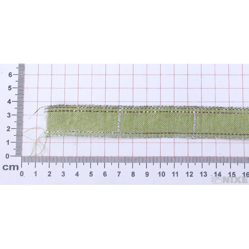 ROSALINE 1184 25mmx20m*ZELENÁ+STŘÍBRNÁ 209