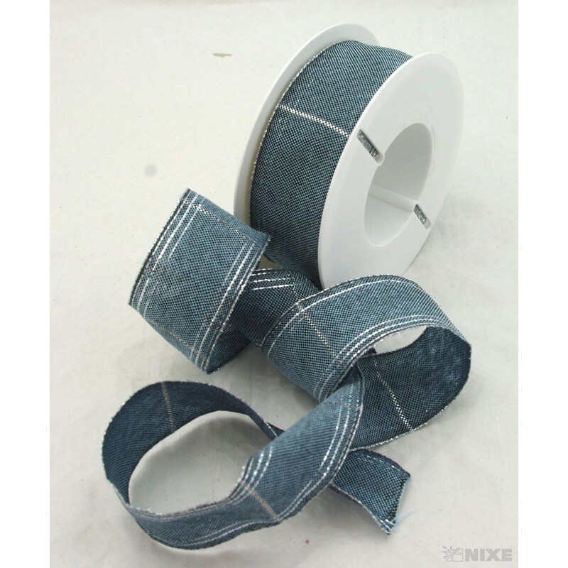 ROSALINE 1184 40mmx20m*ŠEDÁ TM.+STŘÍBRNÁ 218