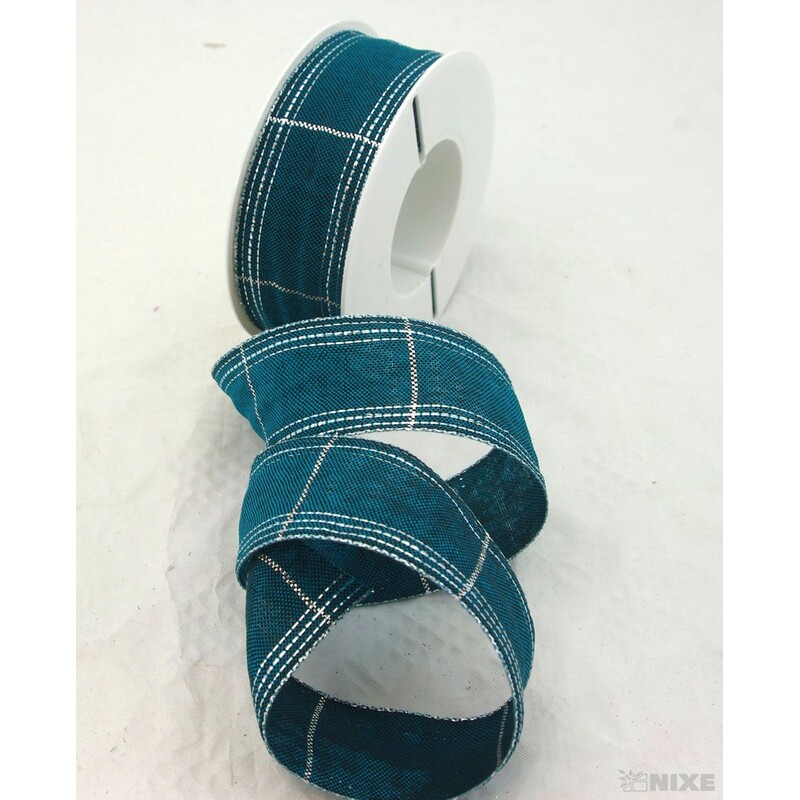 ROSALINE 1184 40mmx20m*TYRKYSOVÁ+STŘÍBRNÁ 270