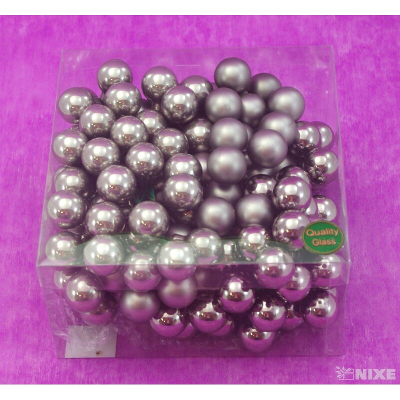 KOULE NA DR. 2,5x10,5cm 144ks*ŠEDÁ