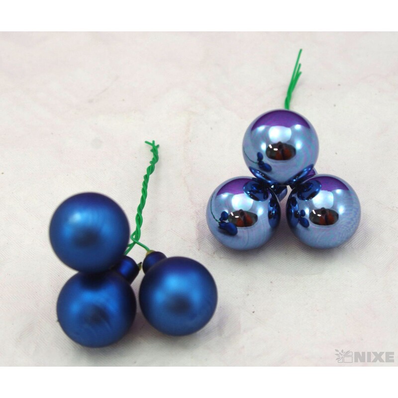 KOULE NA DR. 2,5x10,5cm 144ks*MODRÁ