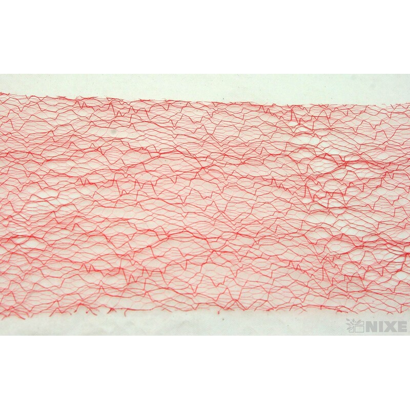 SPIDER ORGANZA 12cmx8m*ČERVENÁ