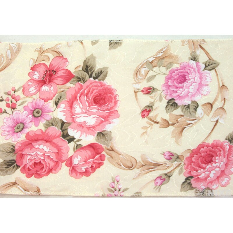 STUHA VINTAGE 160mmx5yd KVĚT*RŮŽOVÁ