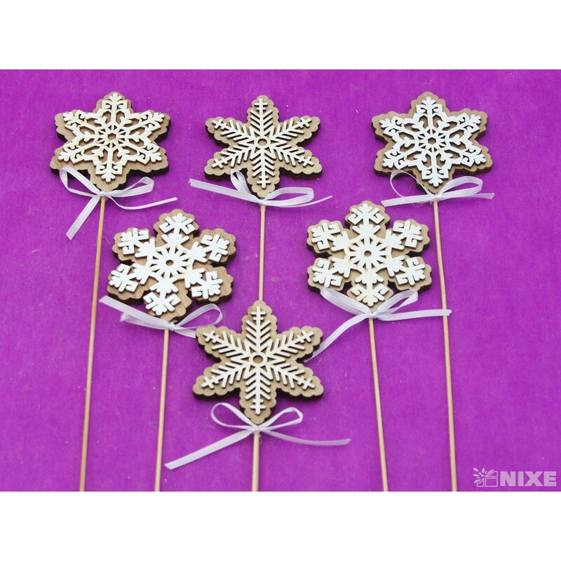 ZÁPICH VLOČKA 7,5x28cm 6ks*BÍLÁ