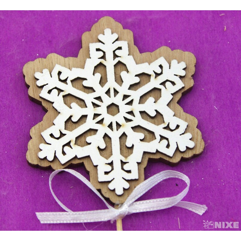 ZÁPICH VLOČKA 7,5x28cm 6ks*BÍLÁ