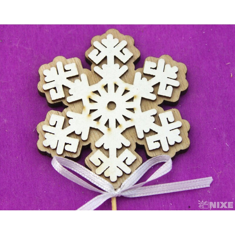 ZÁPICH VLOČKA 7,5x28cm 6ks*BÍLÁ