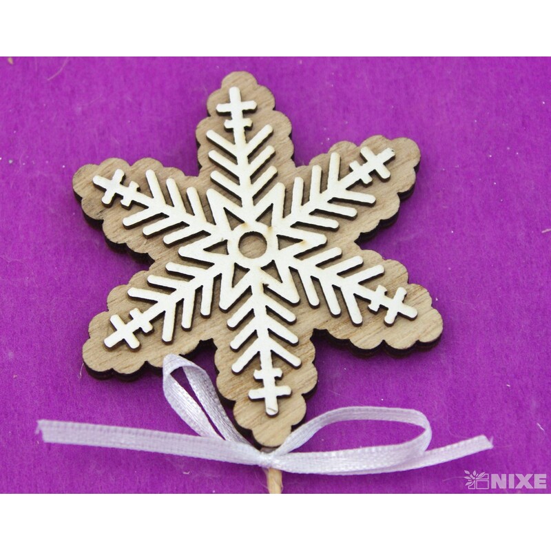 ZÁPICH VLOČKA 7,5x28cm 6ks*BÍLÁ