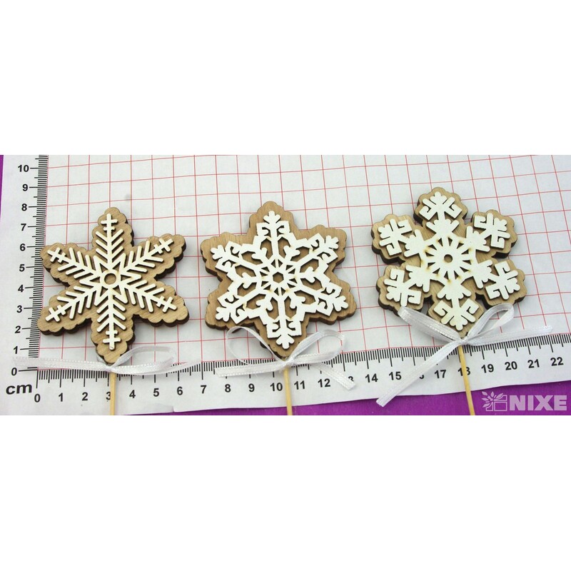 ZÁPICH VLOČKA 7,5x28cm 6ks*BÍLÁ