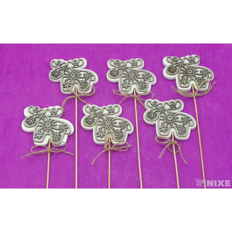 ZÁPICH SOB 7,5x26x7cm 6ks*STŘÍBRNÁ