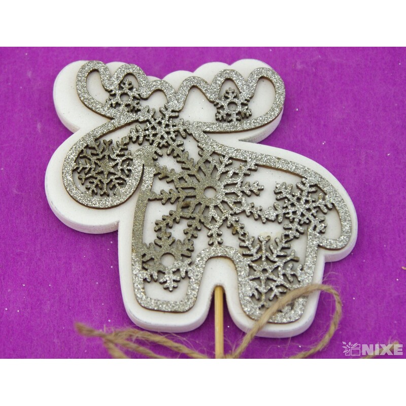 ZÁPICH SOB 7,5x26x7cm 6ks*STŘÍBRNÁ