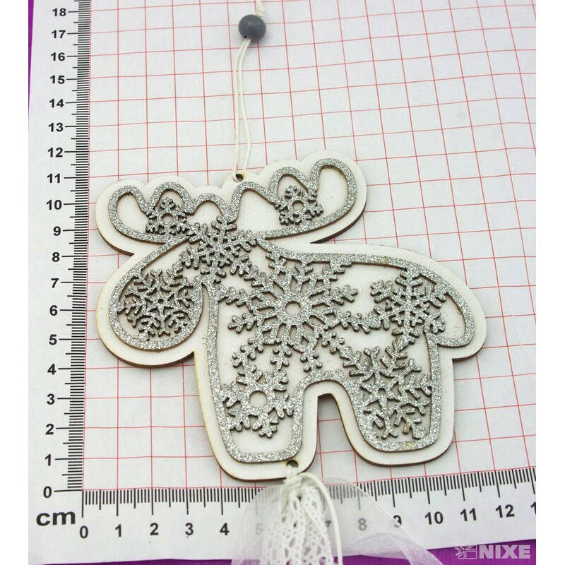 ZÁVĚS SOB 11x50cm*STŘÍBRNÁ