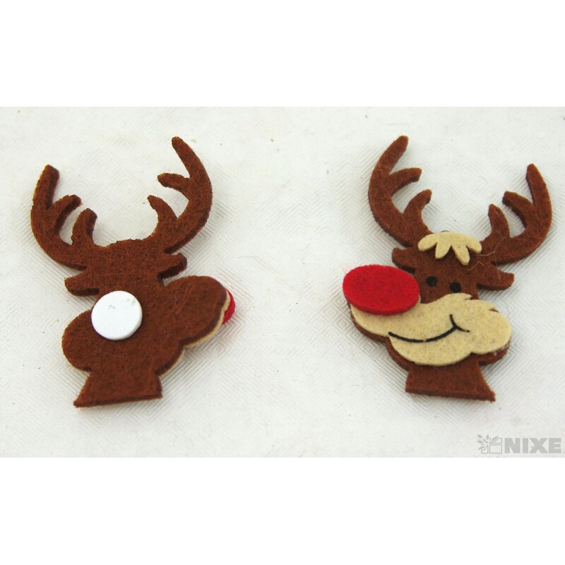 SOB NALEP FILC 5,5cm 6ks*HNĚDÁ