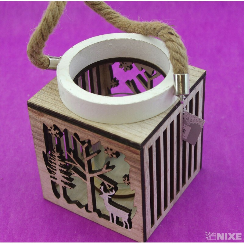 LUCERNA 14,5x12cm*PŘÍRODNÍ