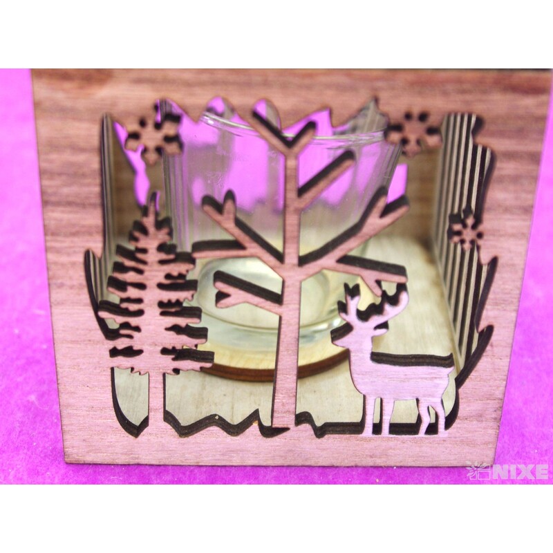 LUCERNA 14,5x12cm*PŘÍRODNÍ