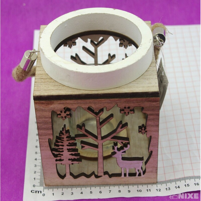 LUCERNA 14,5x12cm*PŘÍRODNÍ