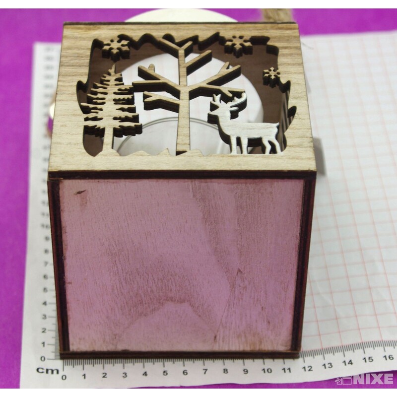 LUCERNA 14,5x12cm*PŘÍRODNÍ