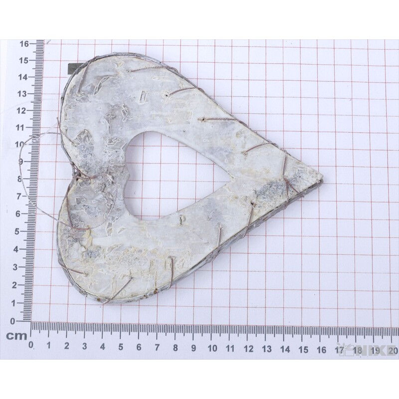 SRDCE BŘÍZA 15cm 4ks*PŘÍRODNÍ