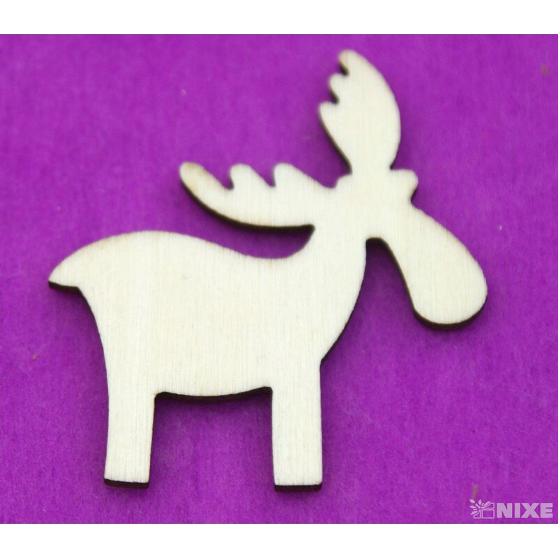 SOB DŘEVO 6x5,5cm 18ks*PŘÍRODNÍ