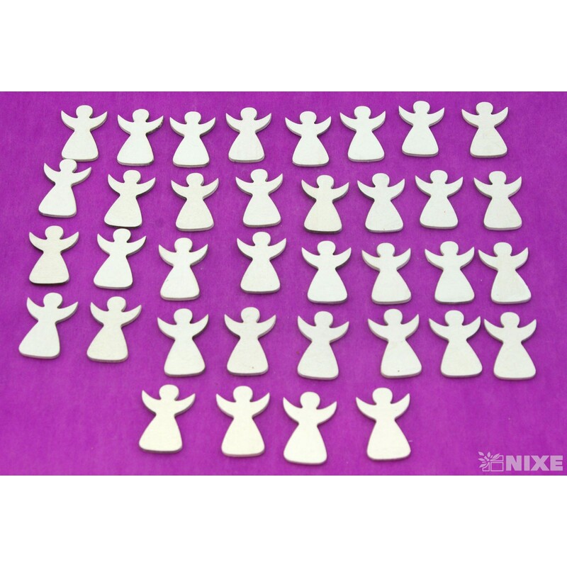 STROM DŘEVO 6x5cm 18ks*BÍLÁ