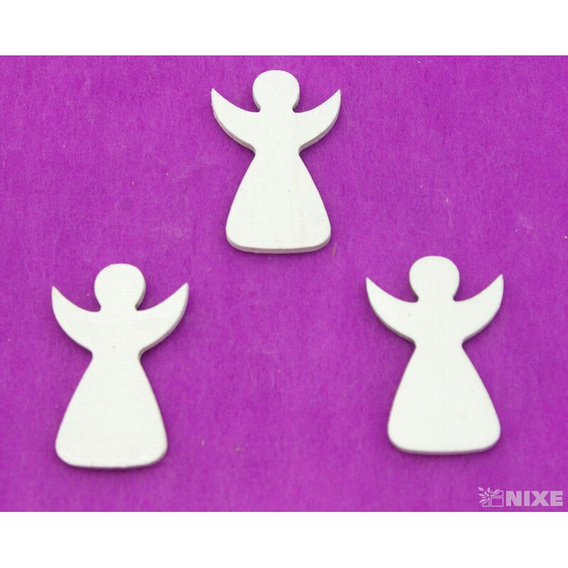 STROM DŘEVO 6x5cm 18ks*BÍLÁ