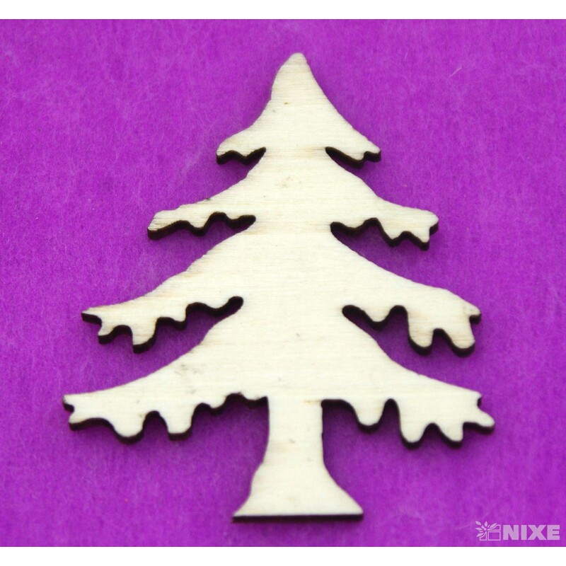 STROM DŘEVO 6x5cm 18ks*PŘÍRODNÍ