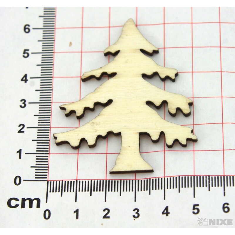 STROM DŘEVO 6x5cm 18ks*PŘÍRODNÍ