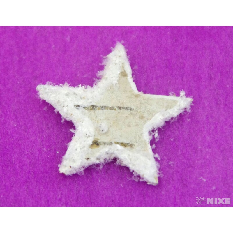 HVĚZDA BŘÍZA SNÍH 2,5cm 90ks*BÍLÁ