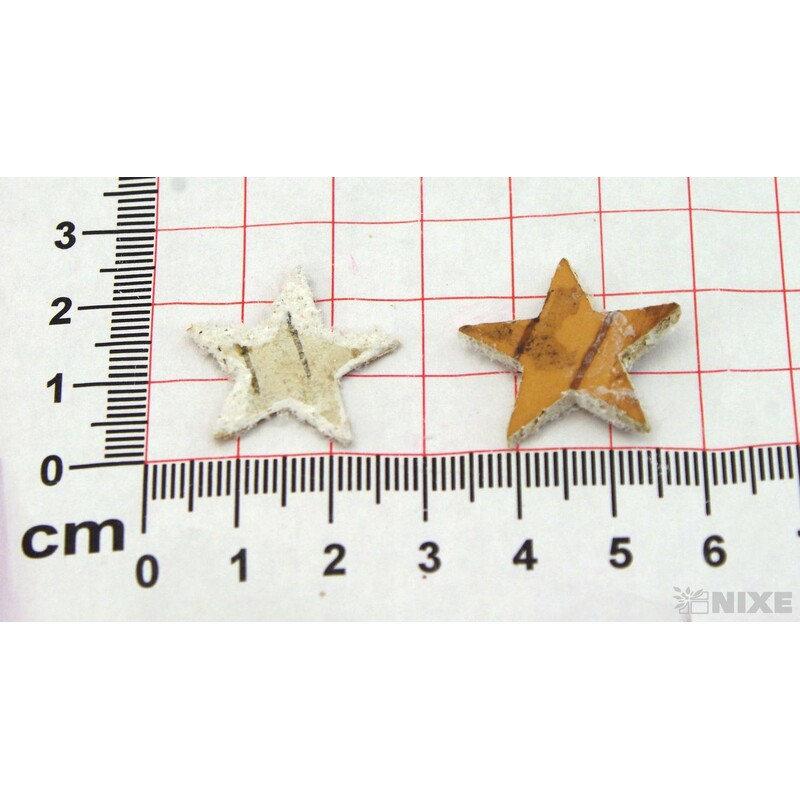 HVĚZDA BŘÍZA SNÍH 2,5cm 90ks*BÍLÁ