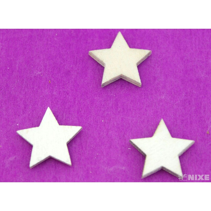 HVĚZDA D 2,5cm 60ks*BÍLÁ