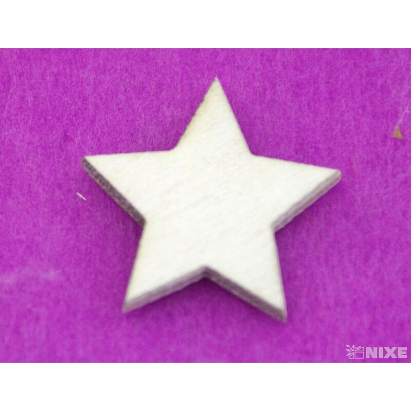 HVĚZDA D 2,5cm 60ks*BÍLÁ