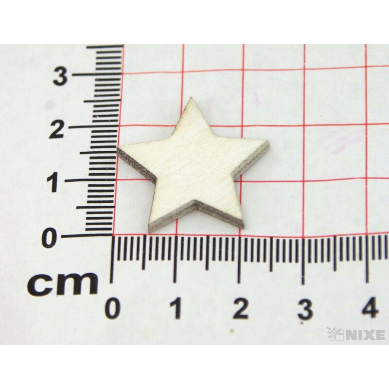 HVĚZDA D 2,5cm 60ks*BÍLÁ