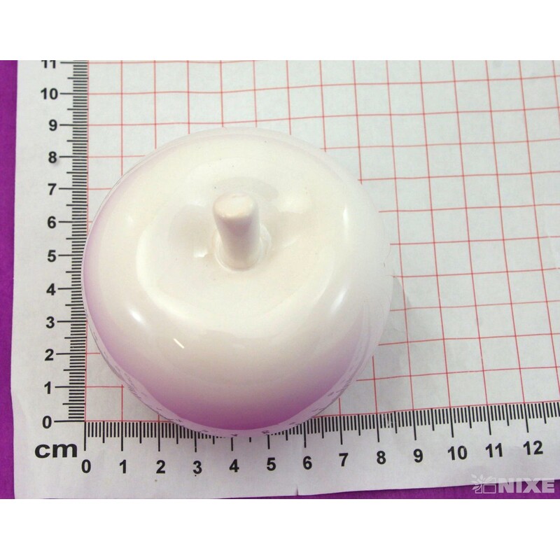 JABLKO PORCELÁN 7cm*BÍLÁ