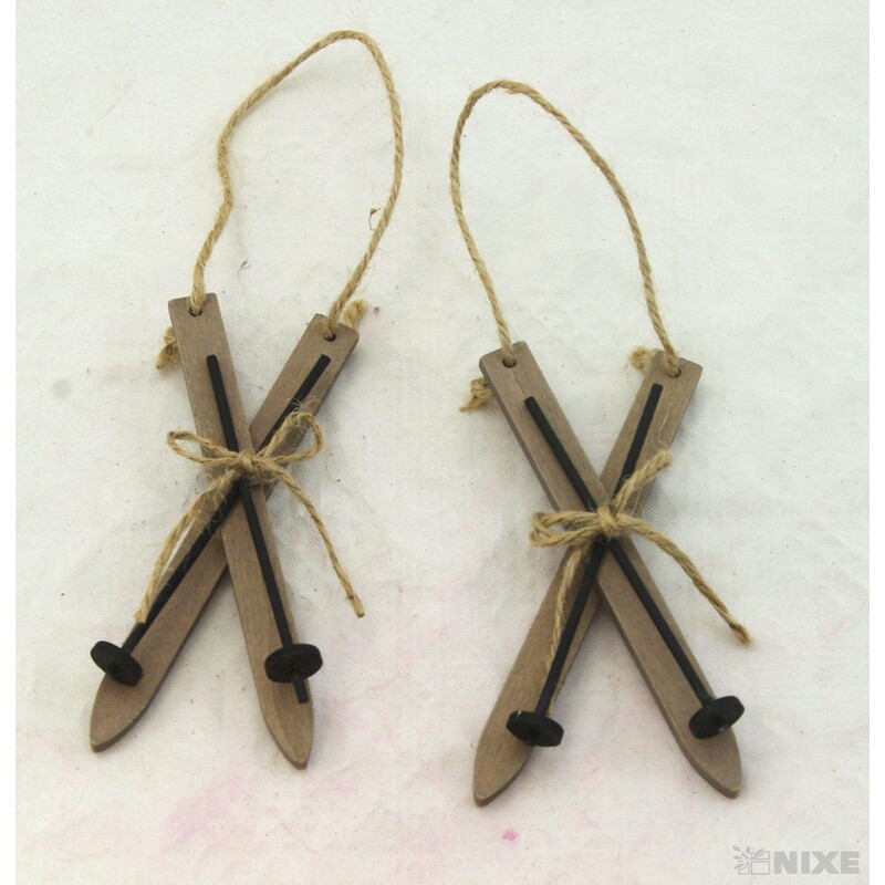 LYŽE 12cm 2ks*PŘÍRODNÍ