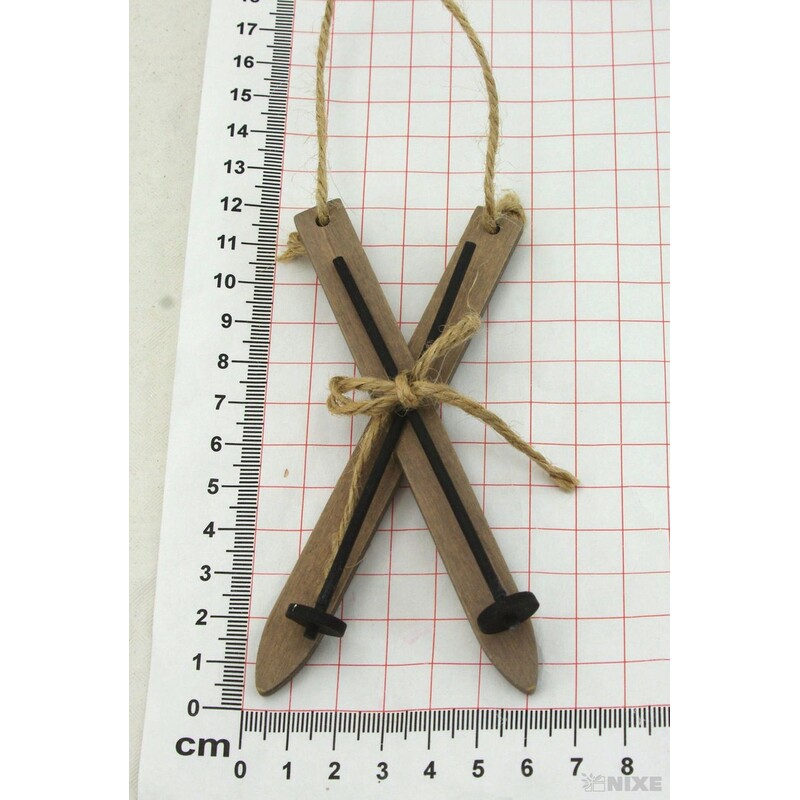 LYŽE 12cm 2ks*PŘÍRODNÍ