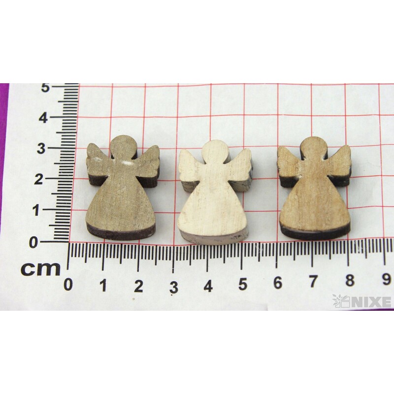 ANDĚL 3cm 24ks*PŘÍRODNÍ