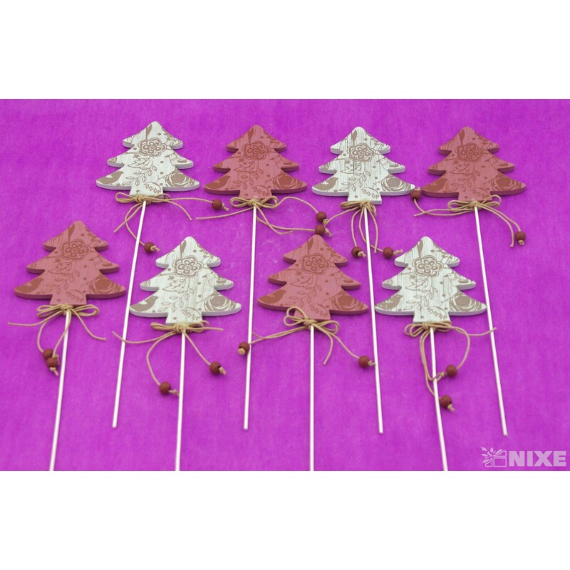 ZÁPICH STROMEK 8x26cm 8ks*MIX BAREV