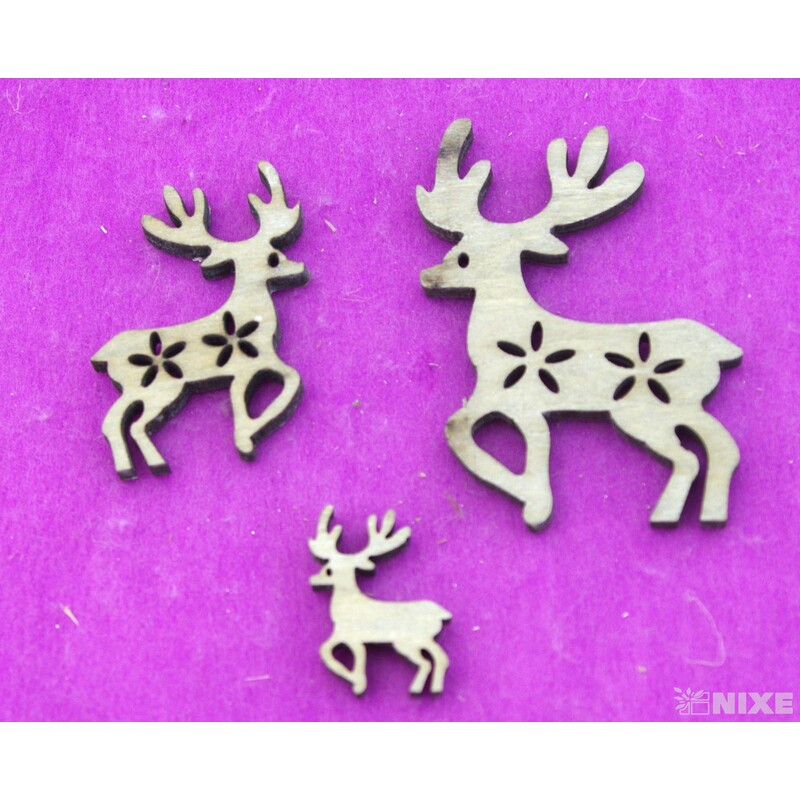 JELEN 3-5-7cm 15ks*MIX BAREV