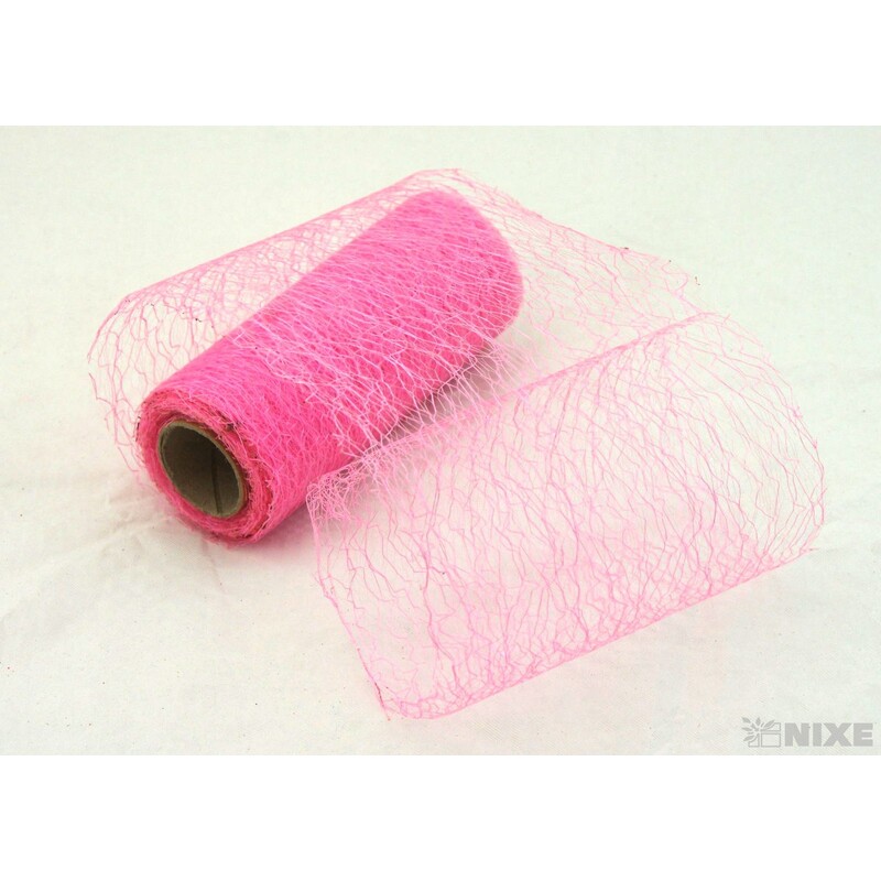 SPIDER ORGANZA 12cmx8m*RŮŽOVÁ