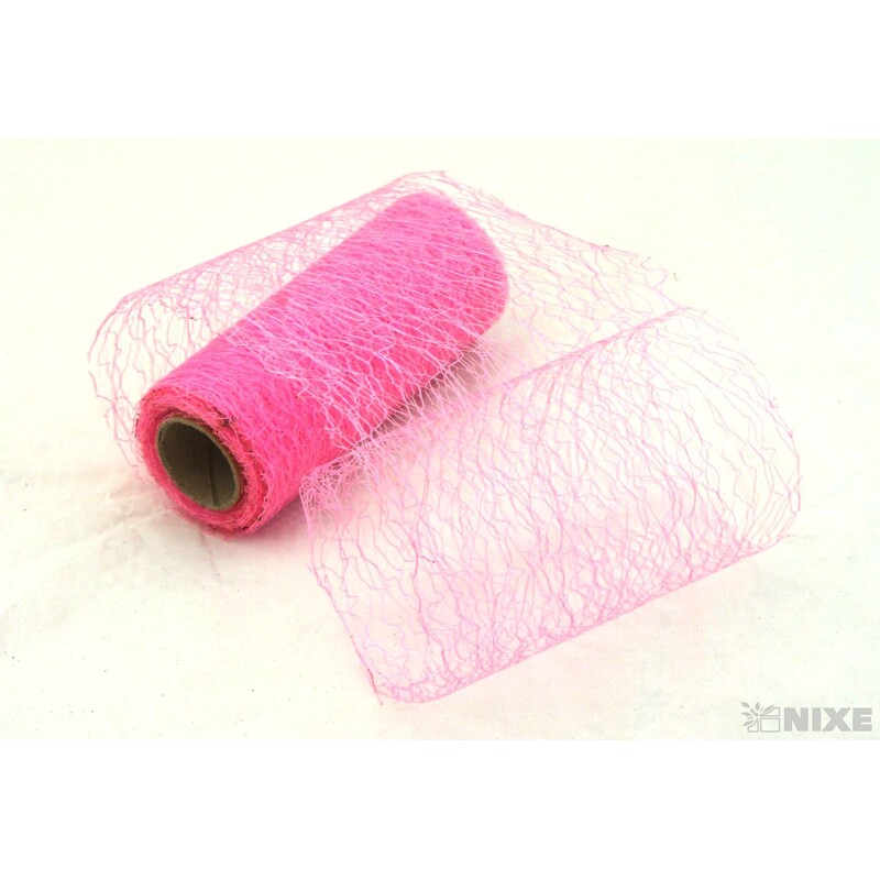 SPIDER ORGANZA 12cmx8m*RŮŽOVÁ