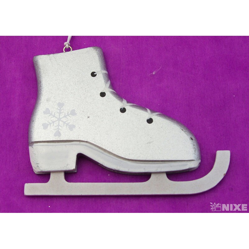 BRUSLE DŘEVO 13x10cm 2ks*ŠEDÁ