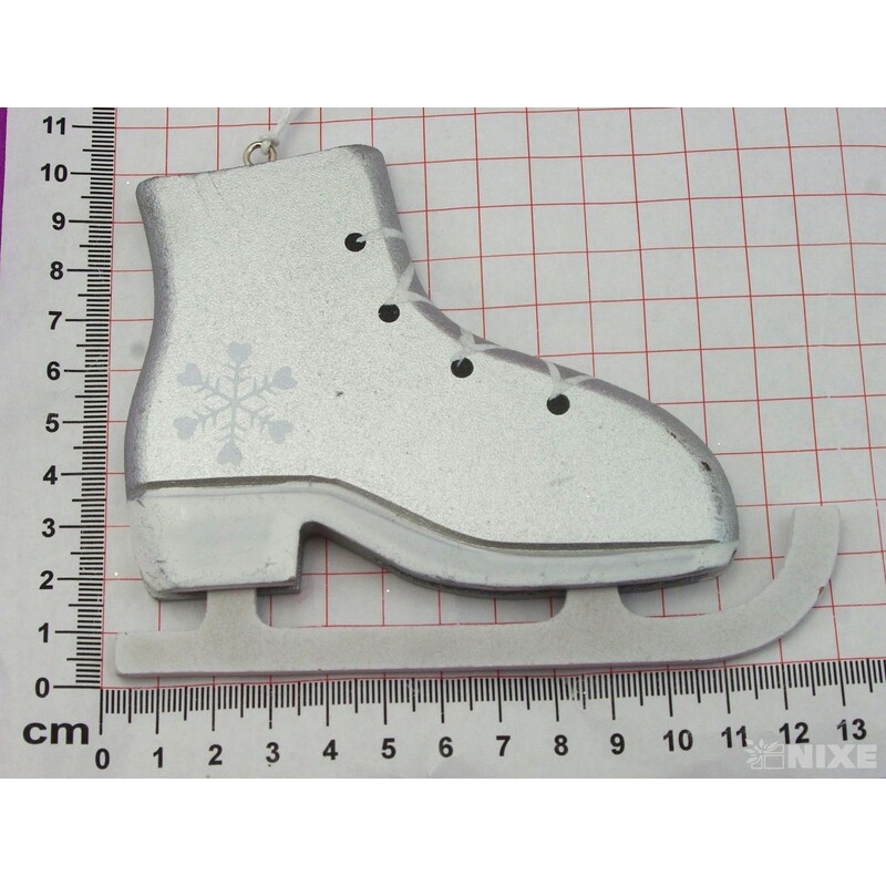 BRUSLE DŘEVO 13x10cm 2ks*ŠEDÁ