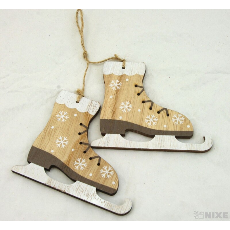 BRUSLE DŘEVO 10x9cm 2ks*PŘÍRODNÍ